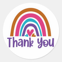 Pegatina Redonda Gracias