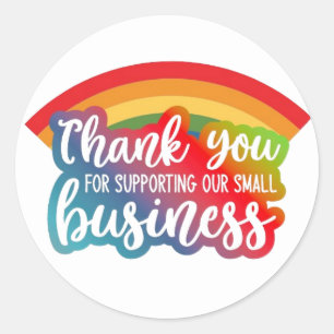 Pegatina Redonda Gracias