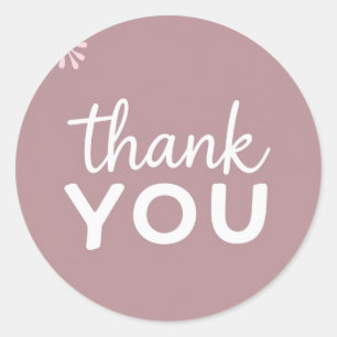 Pegatina Redonda gracias