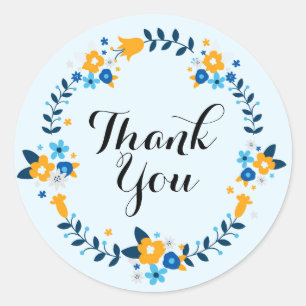 Pegatina Redonda Gracias