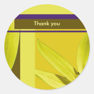 Pegatina Redonda Gracias