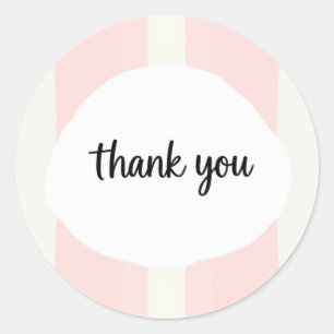 Pegatina Redonda gracias