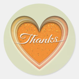 Pegatina Redonda ¡Gracias