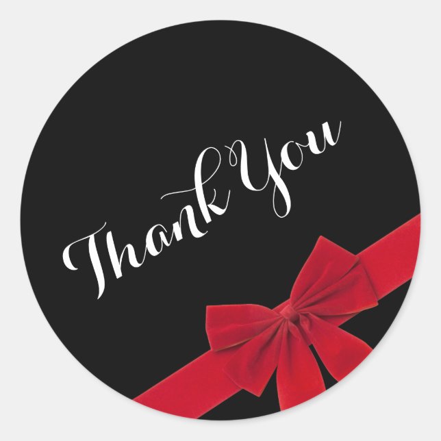 Pegatina Redonda Gracias (Anverso)