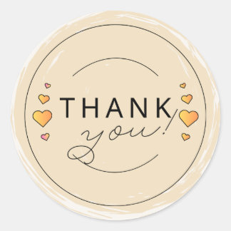Pegatina Redonda Gracias