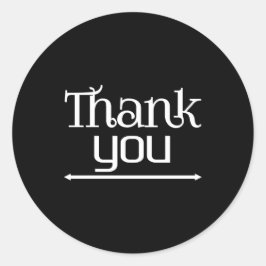 Pegatina Redonda Gracias