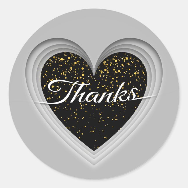 Pegatina Redonda ¡Gracias (Anverso)