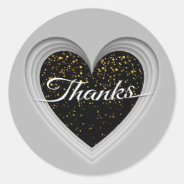 Pegatina Redonda ¡Gracias