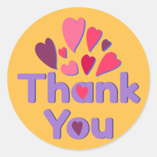 Pegatina Redonda Gracias