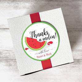 Pegatina Redonda Gracias a Melon Watermelon