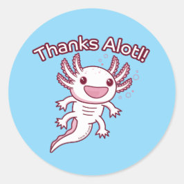 Pegatina Redonda ¡Gracias Alotl! - AXOLOTL