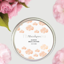 Gracias Cloud 9 Pastel Minimal Despedida de Solter