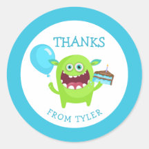 Gracias Fiesta de pequeños monstruos