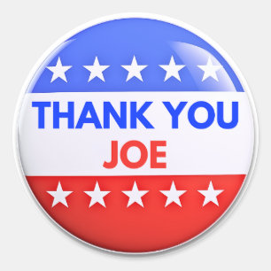 Pegatina Redonda Gracias Joe Biden