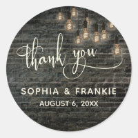 Gracias Ladrillos Industriales, Luces Edison Vinta