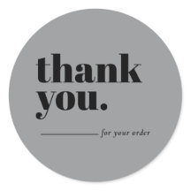 Gracias Minimalista Gris al Cliente Empresarial