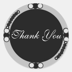 Pegatina Redonda Gracias pegatina/sello para sobres