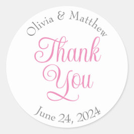 Pegatina Redonda Gracias pegatinas