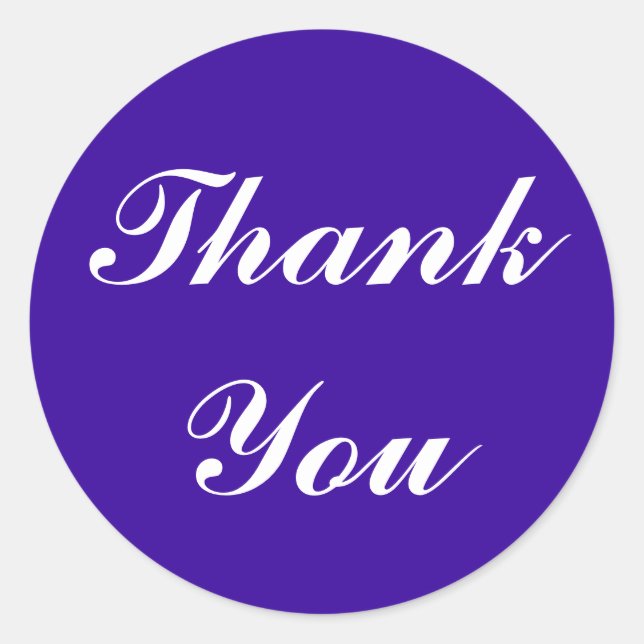 Pegatina Redonda Gracias Pegatinas (Anverso)