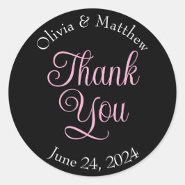 Pegatina Redonda Gracias pegatinas