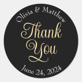 Pegatina Redonda Gracias pegatinas