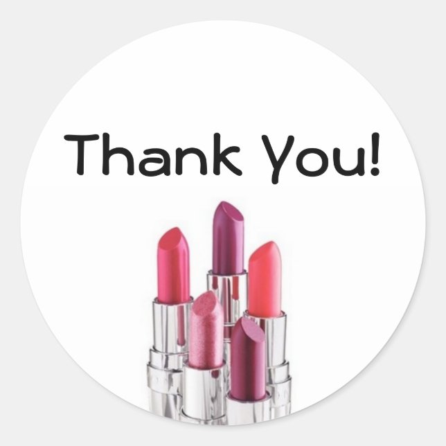 Pegatina Redonda Gracias Pegatinas (Anverso)