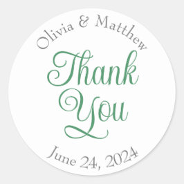 Pegatina Redonda Gracias pegatinas