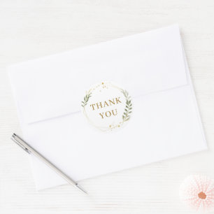 Pegatina Redonda Gracias Pegatinas