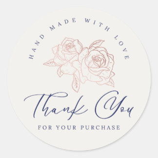 Pegatina Redonda Gracias Pegatinas