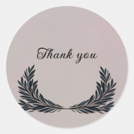 Pegatina Redonda Gracias pegatinas