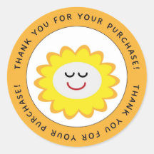 Gracias Por Comprar Smile Flower Circle