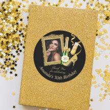 Gracias por el cumpleaños con tacones altos y cham