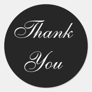 Pegatina Redonda Gracias Por El Regalo