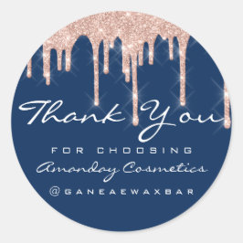 Pegatina Redonda Gracias Por Elegir La Marina De Rosa De Instagra