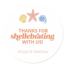 Gracias por Shellabrating Estrella de Mar Concha