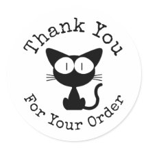 Gracias Por Su Orden Gato Negro
