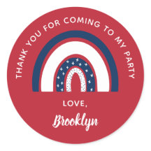 Gracias Por Venir A Mi Fiesta Azul Rojo Blanco