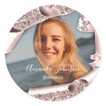 Gracias QUINCEAÑERA Dulce Foto Rosa Favor