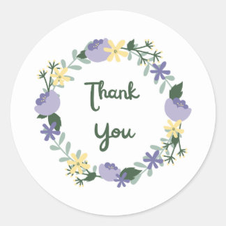 Pegatina Redonda Gracias Stikers