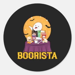 Pegatina Redonda Gracioso Mi Espíritu Favorito Es El Salón Fantasma