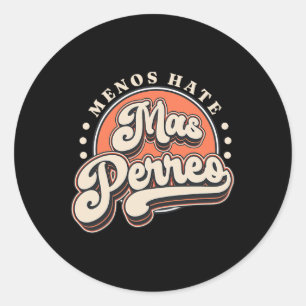 Pegatina Redonda Gracioso Perreo Dancing Gifts Uni-adulto