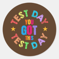 Gracioso Test Day Crew Teacher Prueba Ideas School