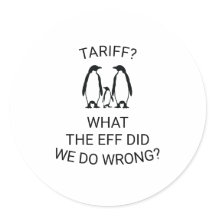 Graciosos pingüinos arancelados