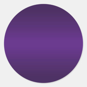 Pegatina Redonda Gradiente Morado Real Blanco