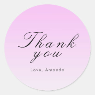 Pegatina Redonda Gradientes modernos: personalización Minimalista r