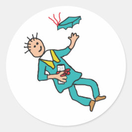 Pegatina Redonda Graduación