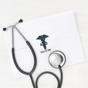 Pegatina Redonda Graduación de la Facultad de Medicina