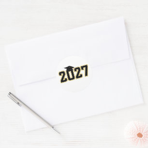 Pegatina Redonda Graduación de la promoción 2027