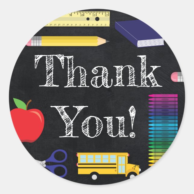 Pegatina Redonda Graduación del programa de educación para profesor (Anverso)