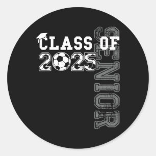 Pegatina Redonda Graduación Gradual Graduada Gratuita 2025 De Senio